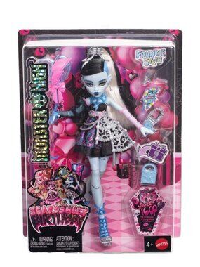 New With Tags Monster High Scary Sweet Birthday Frankie Stein Doll by Mattel.